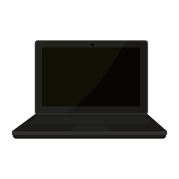 ноутбук комп'ютер ізольований значок Векторний дизайн ілюстрації
 - Вектор, зображення