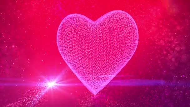 Pyhä Ystävänpäivä sydän tausta
 - Materiaali, video