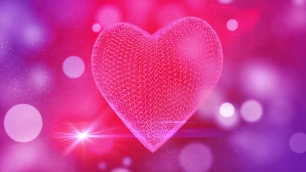 Святого Валентина серце фону - Кадри, відео