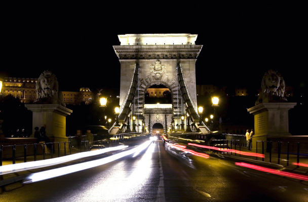 a budapesti panorámát az alkony - Fotó, kép