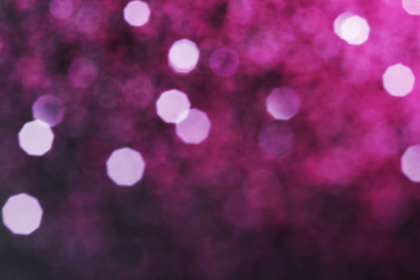 Bright magic pink bokeh effect as background - Photo, image