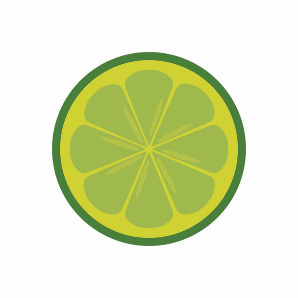 isolated cut lemon - Vector, Imagen