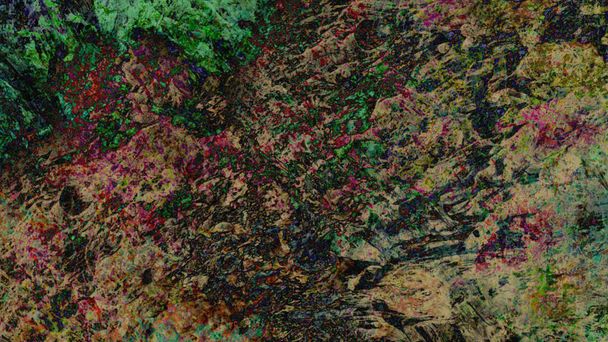 colorful psychedelic background in digital art - Foto, Imagen