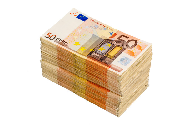Many euro notes - Foto, afbeelding