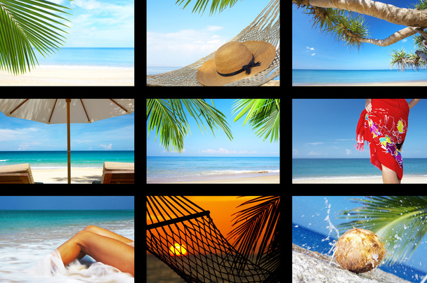 Collage tropicale
 - Foto, immagini