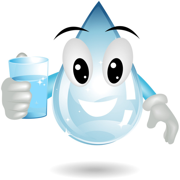 Drinking Water - Вектор,изображение