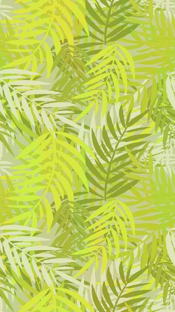Абстрактный фон пальмового листа
 - Вектор,изображение