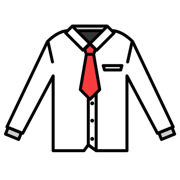 Shirt LineColor illustration - Вектор,изображение