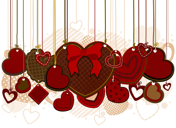 Valentine Hearts - Vector, Image