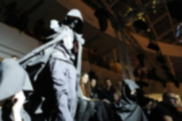 Fashion runway out of focus. The blur background - Photo, Image