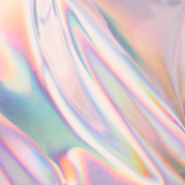 Trendy holográfico abstracto suave fondo iridiscente
  - Foto, imagen