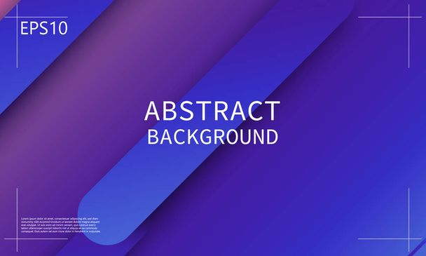 Geometric background. Minimal abstract cover design. Creative colorful wallpaper. Trendy gradient poster. Vector illustration. - Vetor, Imagem
