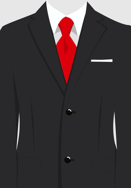 Kartvizit şablonu takım elbise ve smokin ve sizin için metin için yer ile raster çizimi - Fotoğraf, Görsel