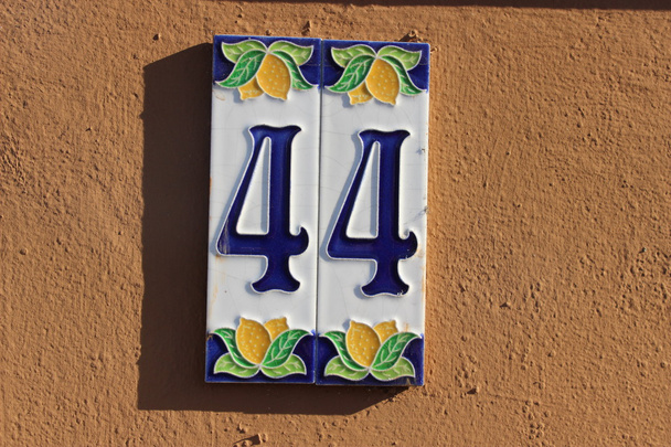 Número 44 (dígito
) - Foto, imagen