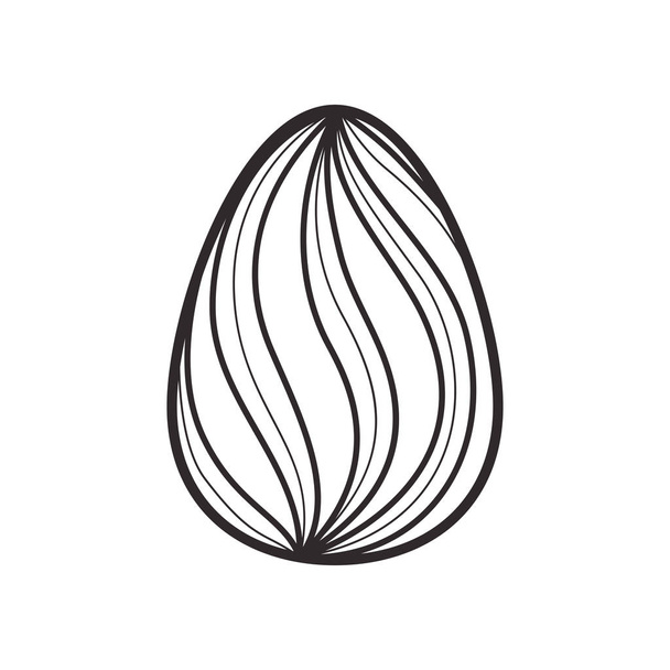 Иконка пасхального яйца
 - Вектор,изображение