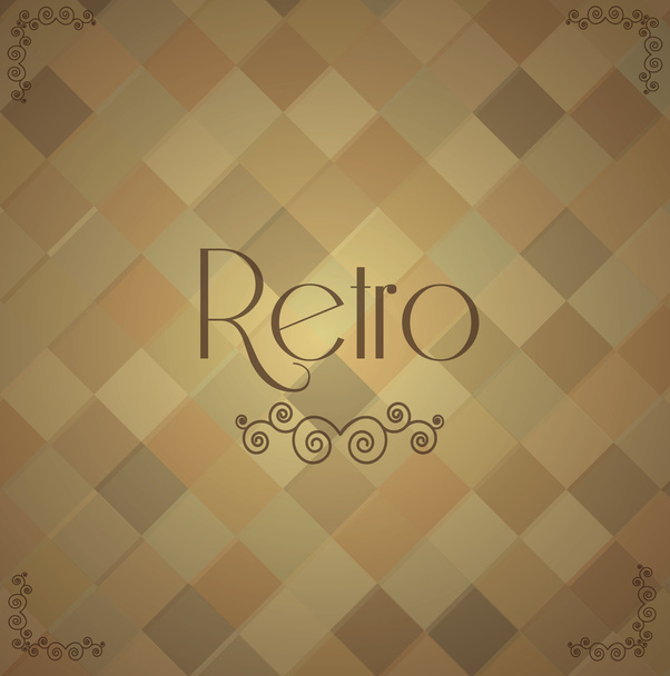 Retro background - Vector, Image
