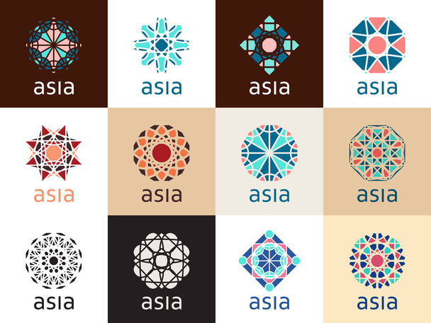 Oriental geometric symbols - Vector, Image