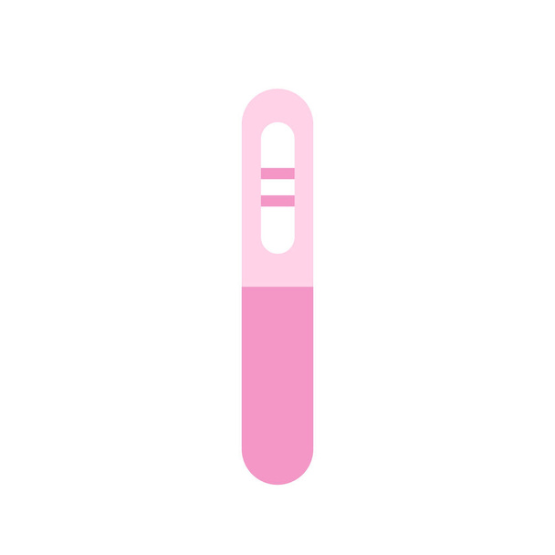 těhotenský test Barevná ikona - Vektor, obrázek