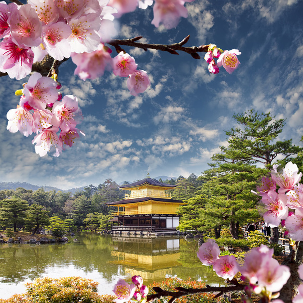 Złota Świątynia Japonii - Zdjęcie, obraz