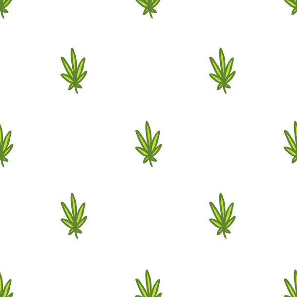 cannabis, folha de maconha sem costura doodle pattern
 - Vetor, Imagem