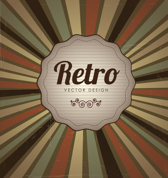 Retro Background - Vector, Image