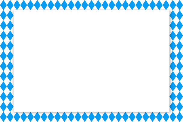 Октоберфест рамка - синьо-білий візерунок
 - Фото, зображення