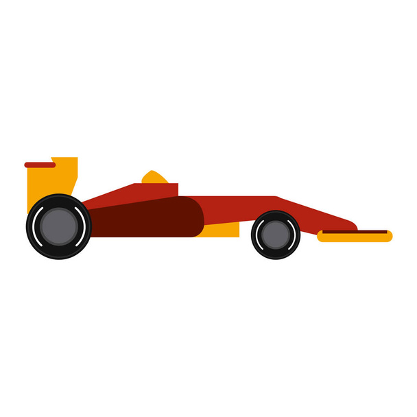 Formel-1-Auto Seitenansicht - Vektor, Bild