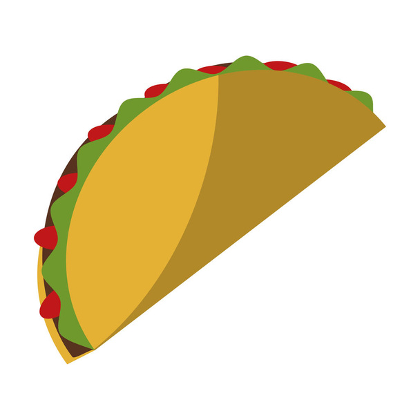 mexické taco jídlo - Vektor, obrázek