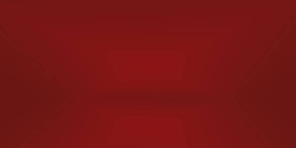 Abstrait luxe doux fond rouge Noël Valentines layout design, studio, chambre, modèle web, rapport d'entreprise avec la couleur de dégradé de cercle lisse. - Photo, image