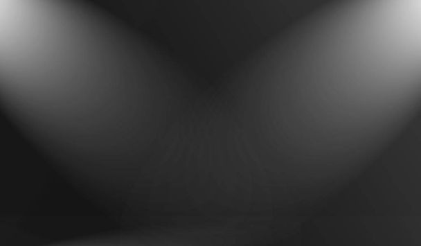 Astratto lusso sfocatura grigio scuro e nero gradiente, utilizzato come parete studio di sfondo per visualizzare i vostri prodotti. - Foto, immagini