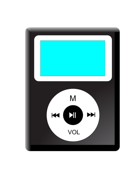 MP3 speler vector - Vector, afbeelding