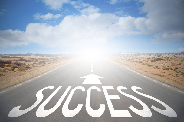 Road and text concept - success - Photo, Image