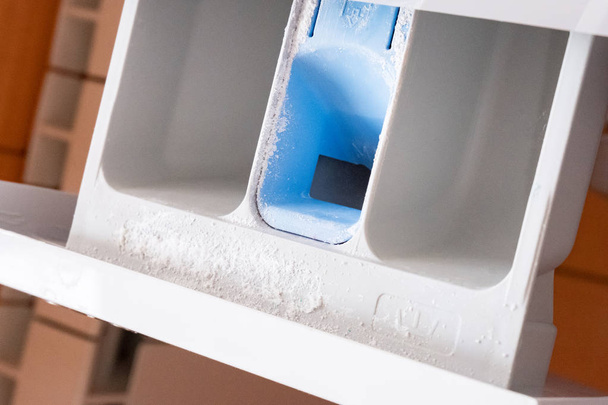 Çamaşır makinesi deterjanlar için kirli tepsi - Fotoğraf, Görsel