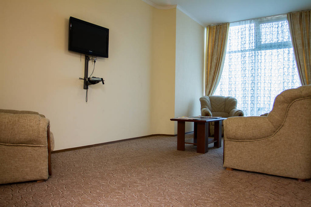 interior of empty hotel room in modern style - Foto, immagini
