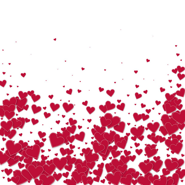 Heart Confetti Background Valentines Day Isolated Stock Vector (Royalty  Free) 790074286