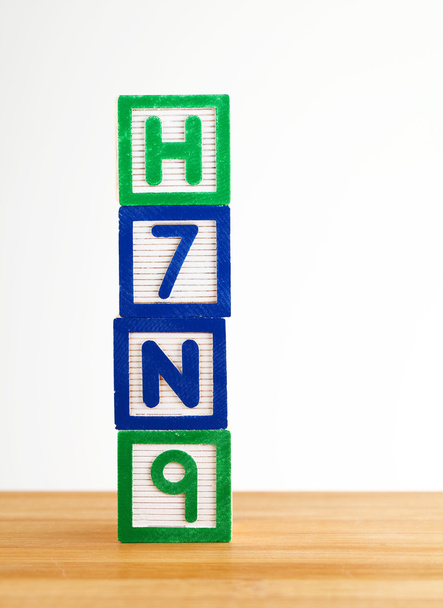 Bloque de juguete H7N9
 - Foto, imagen