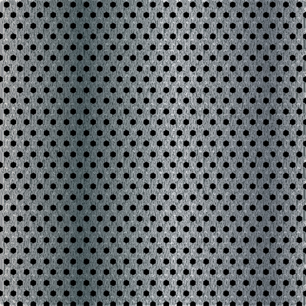 Metal template with texture. - Vector, Image