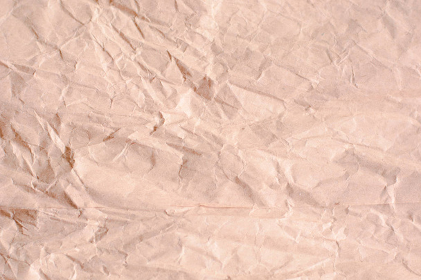 Backgrounf eski buruşuk zanaat paket kağıt doku sarma buruşuk - Fotoğraf, Görsel