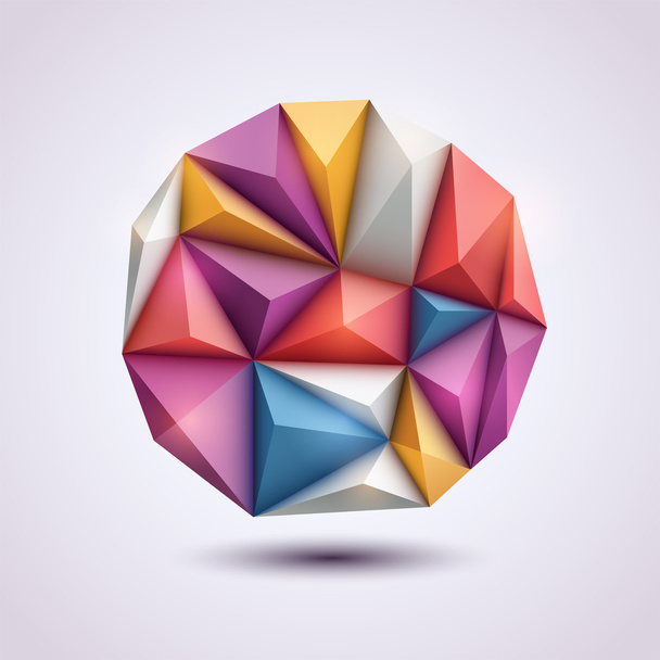 Abstract background in origami style - Vector, Image