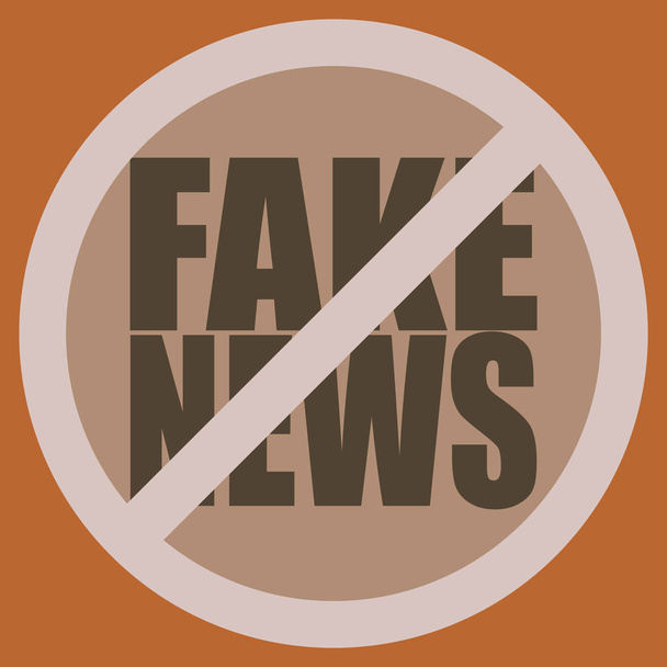 Logo concettuale fake news. Problemi globali dell'umanità. Illustrazione vettoriale
 - Vettoriali, immagini