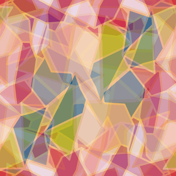 soyut geometrik renkli Dikişsiz desen arka plan için vektör çizim - Vektör, Görsel