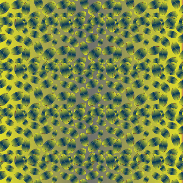 Gekleurde koffie bonen naadloze patroon achtergrond - Vector, afbeelding
