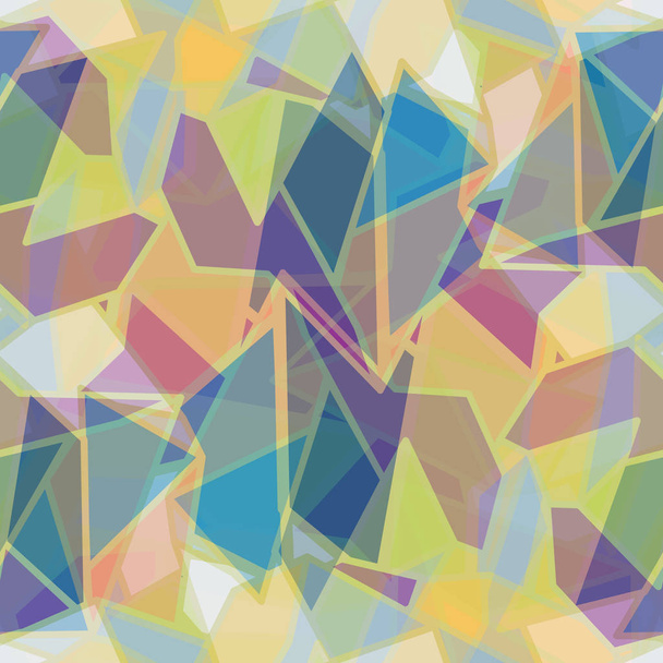ilustracja wektorowa abstrakcyjny wzór geometryczny kolorowe bezszwowe tło - Wektor, obraz