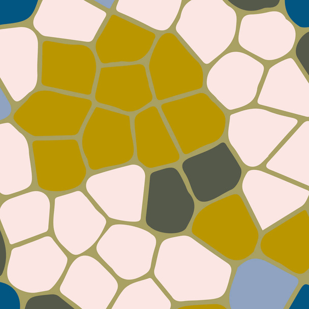 abstrakte bunte Mosaik nahtlose Muster - Vektor, Bild