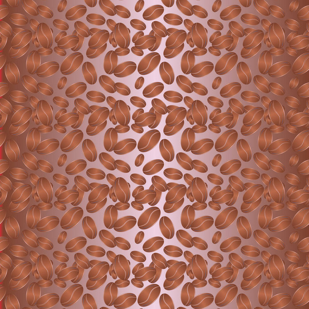 granos de café patrón sin costura, vector de fondo
 - Vector, imagen
