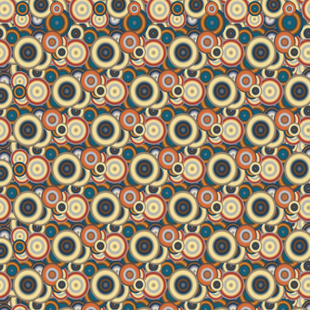 renderizado patrón de círculos ornamentales abstractos, Vector ilustración de puntos y manchas
 - Vector, Imagen
