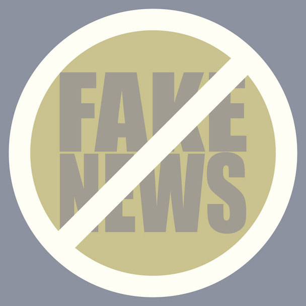 Logo concettuale fake news. Problemi globali dell'umanità. Illustrazione vettoriale
 - Vettoriali, immagini