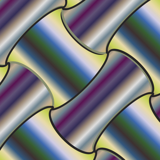 抽象的な幾何学的なカラフルなパターンベクトル図 - ベクター画像