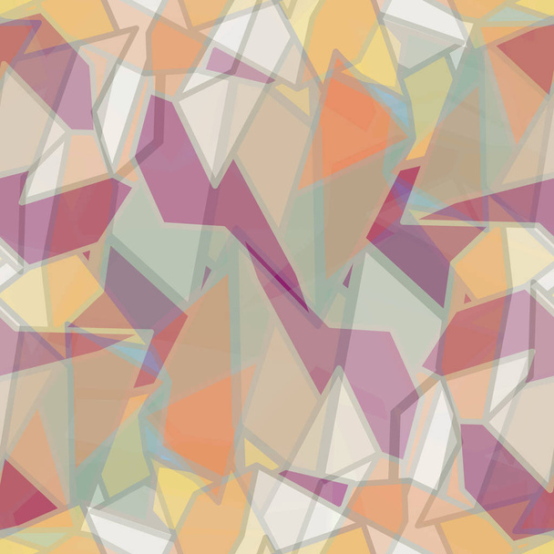 ilustracja wektorowa abstrakcyjny wzór geometryczny bezszwowe kolorowy - Wektor, obraz