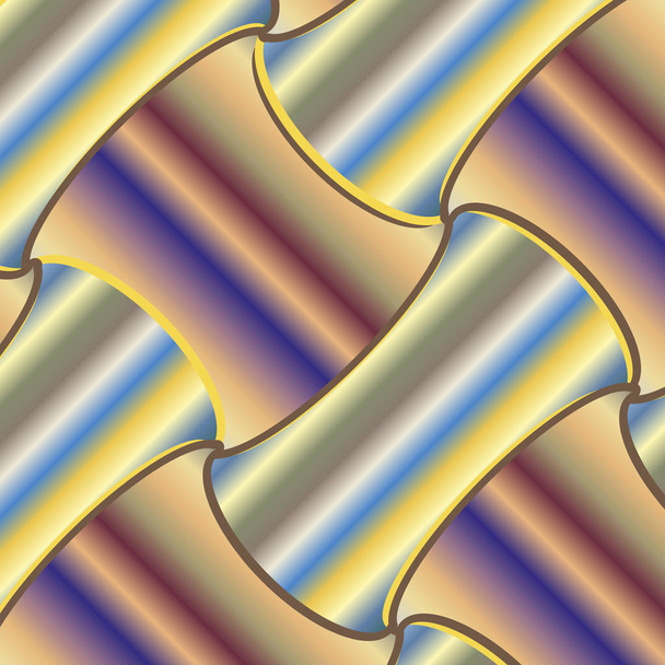 soyut geometrik renk desenli vektör çizimi - Vektör, Görsel
